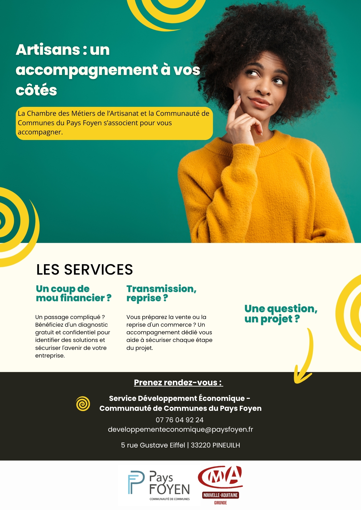 Flyer présentation dispositif CMA