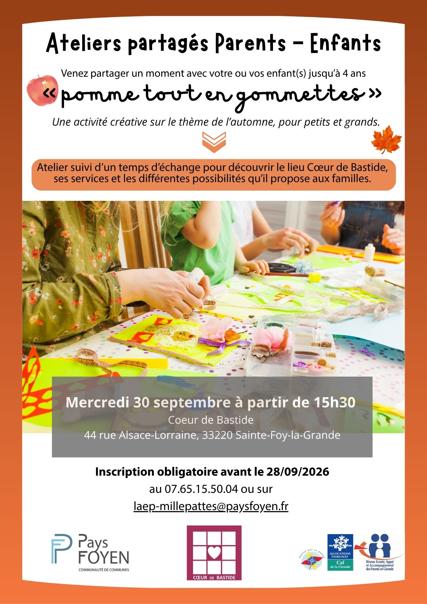 affiche LAEP atelier partagé