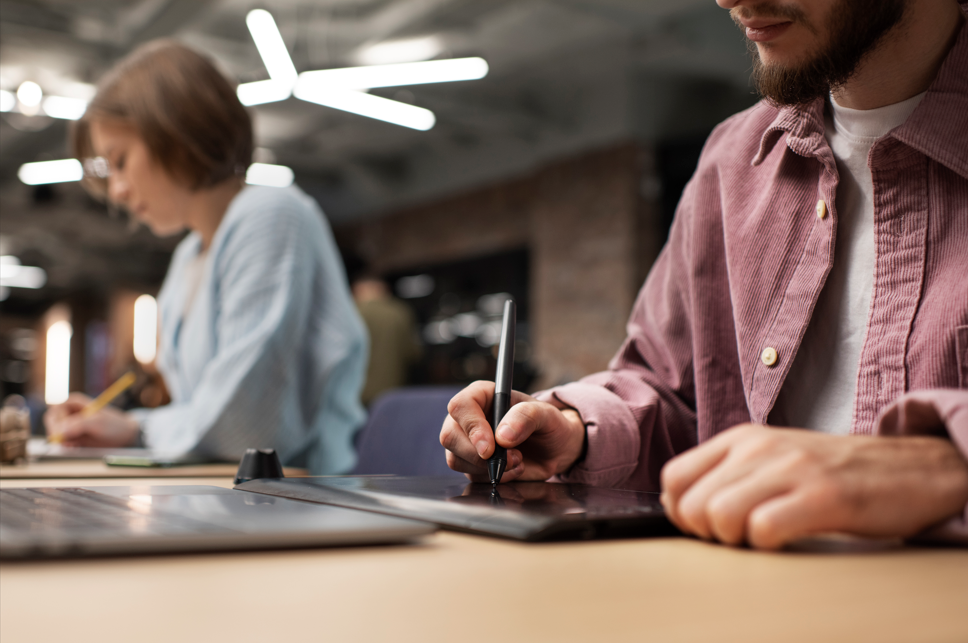 Illustration de Espace Coworking