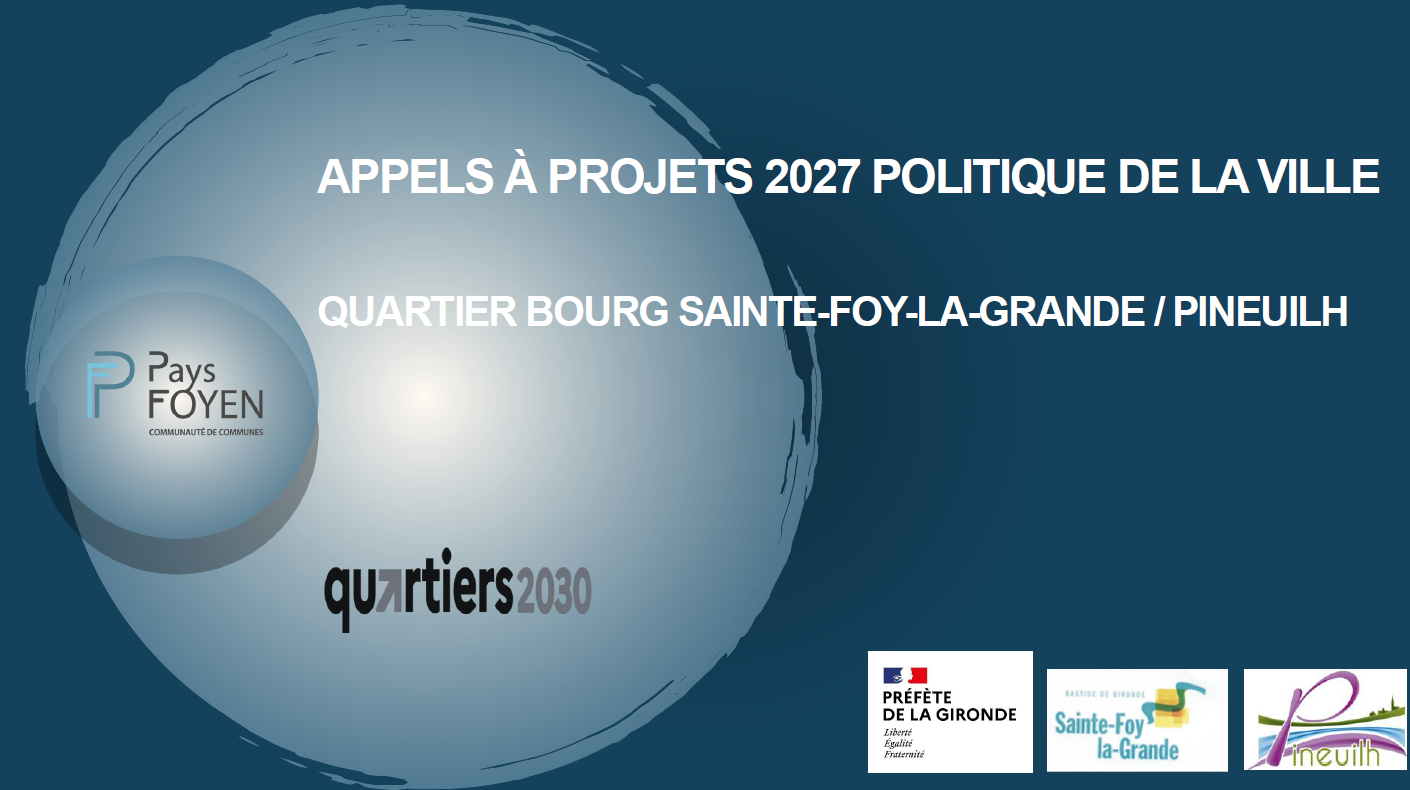 Présentation lancement Appels à Projets 2027
