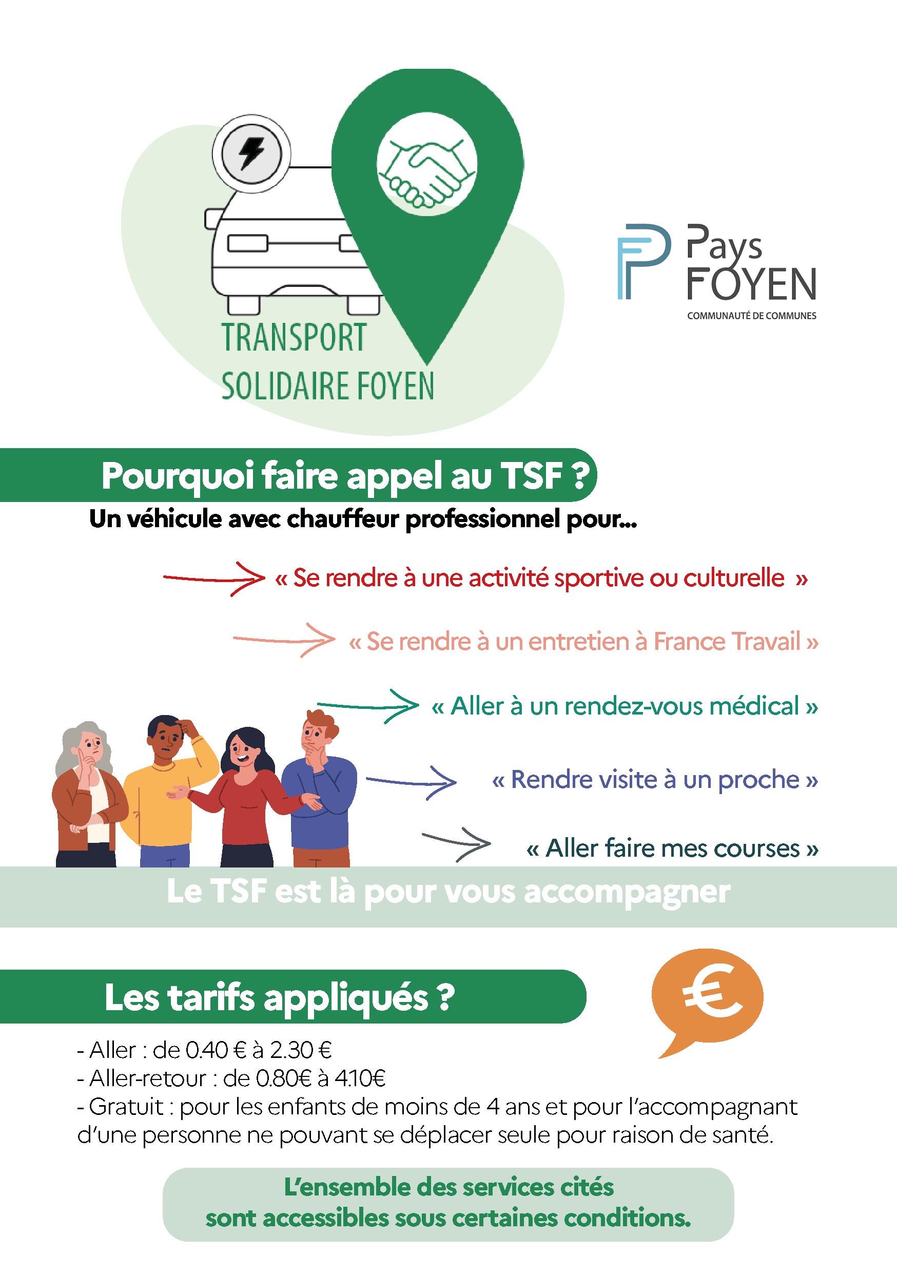 Capture écran du flyer du TSF