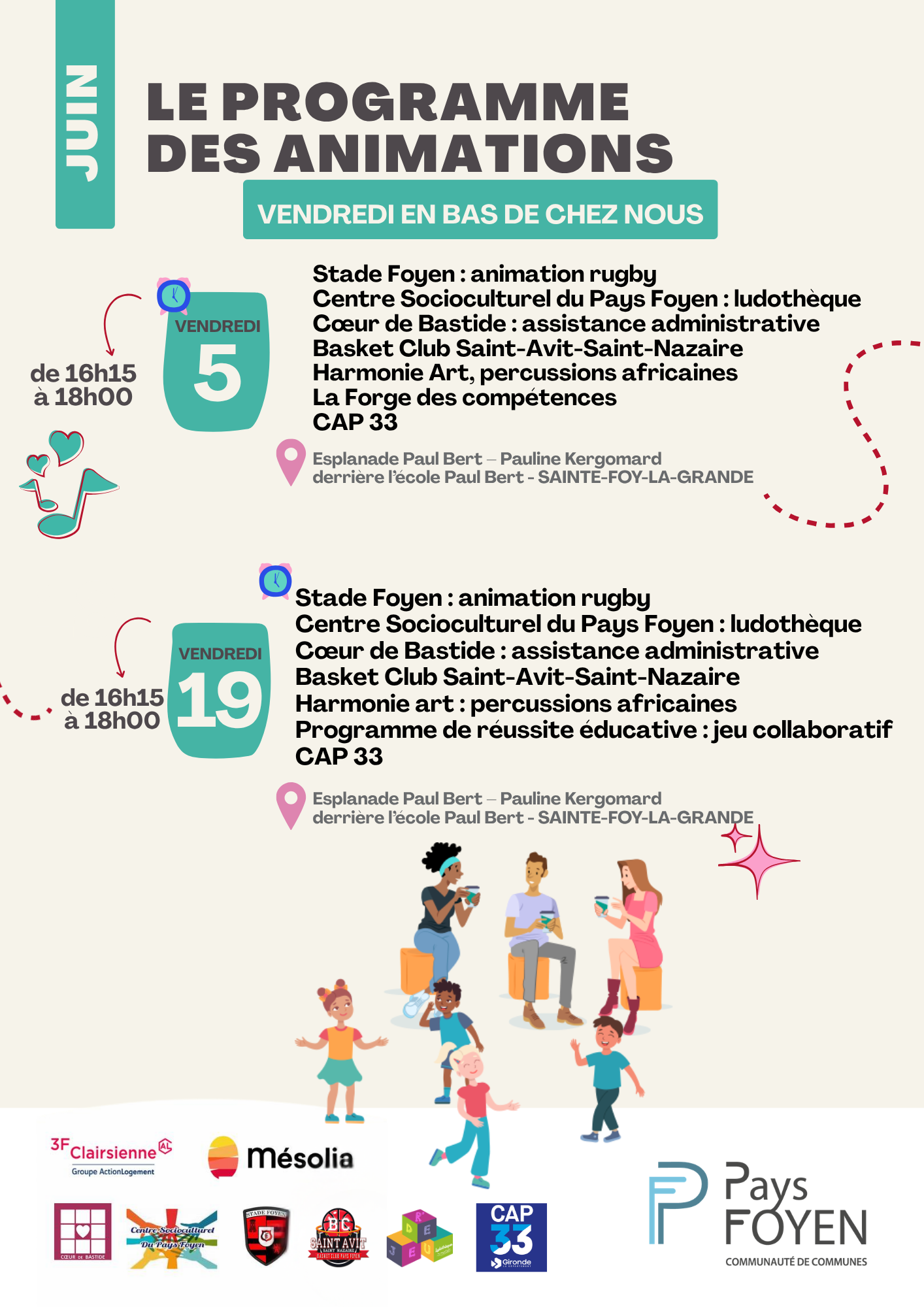 visuel du vendredis en bas de chez nous