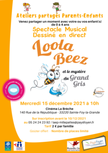Loola Beez un spectacle musical, dessiné en direct - par la Musardés Cie