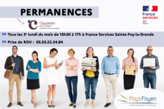 Permanences Claudette intérim à France Services !